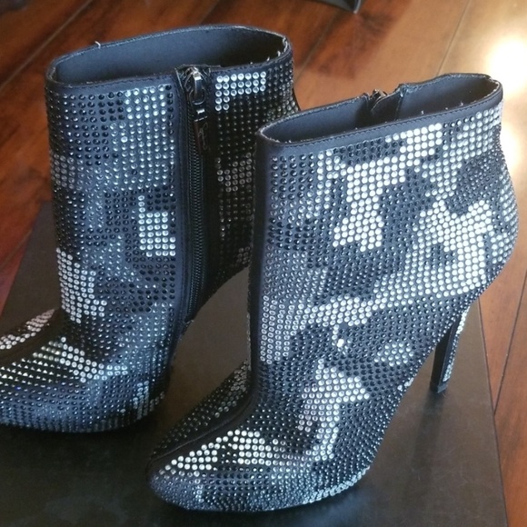 Report Signature Platform Rhinestone Boot - Picture 2 of 8